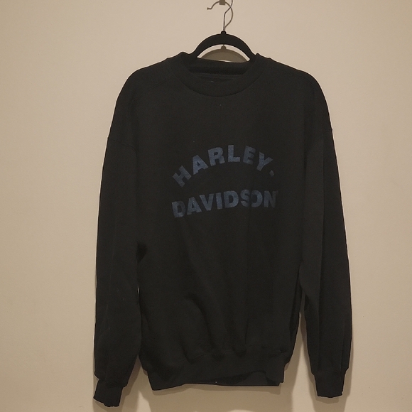 Harley-Davidson Classic Black Crewneck Sweater - Main Image